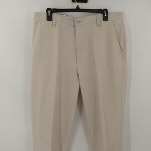 FootJoy Performance Golf Pants Mens 35x32 Stone Beige Wicking Stretch New Tags